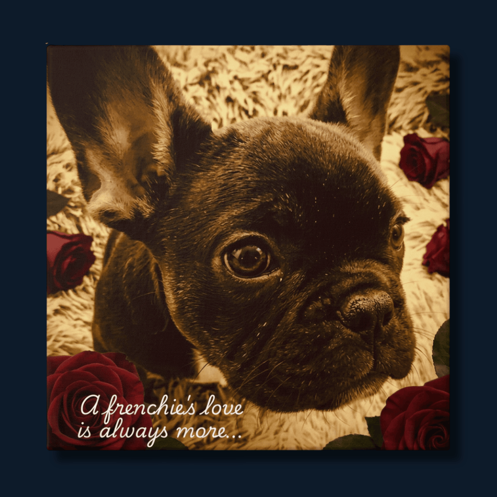 Boundless — French Bulldog: Canvas Wall Art