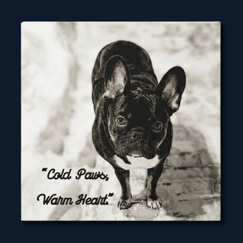 Winter's Favorite Guest: Canvas Wall Art