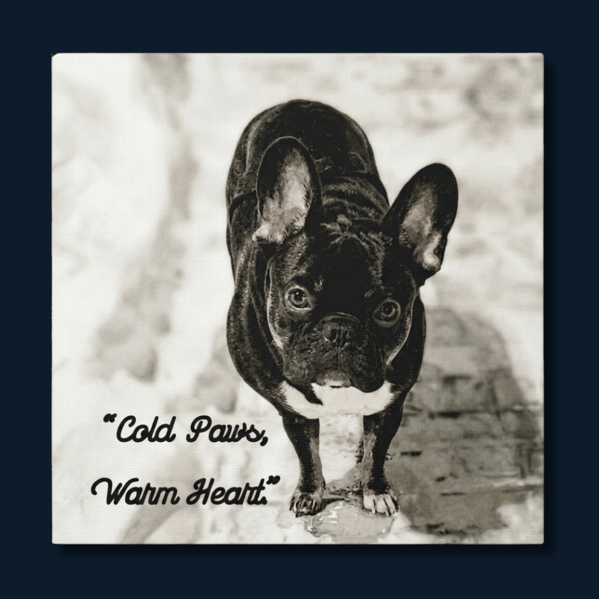 Winter's Favorite Guest: Canvas Wall Art