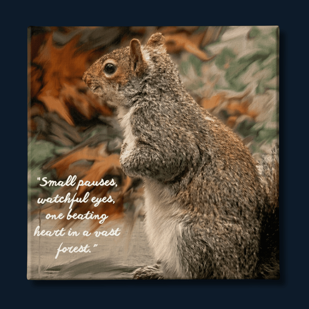 Small Pauses — Vast Forest: Canvas Wall Art