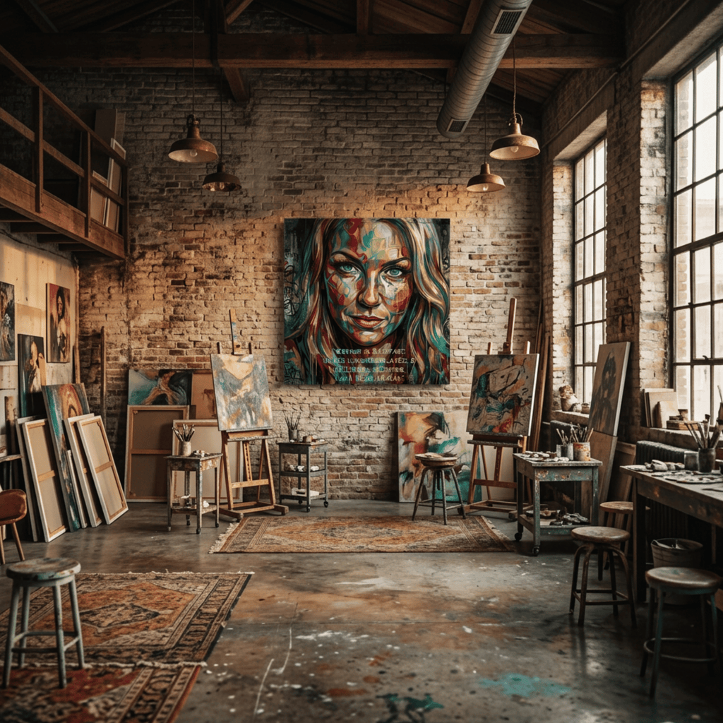 Crazy Human — A Poem by C. Hachem: Canvas Wall Art