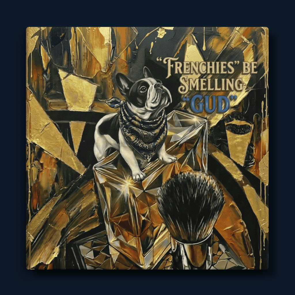 "Frenchies" Be Smelling "GUD": Canvas Wall Art