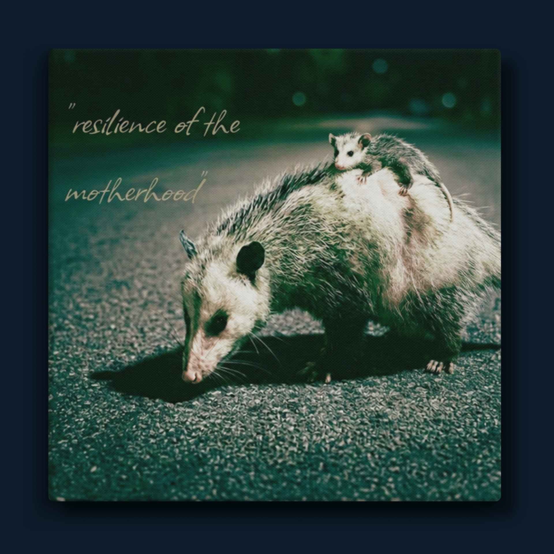 Resilience of the Motherhood: Canvas Wall Art