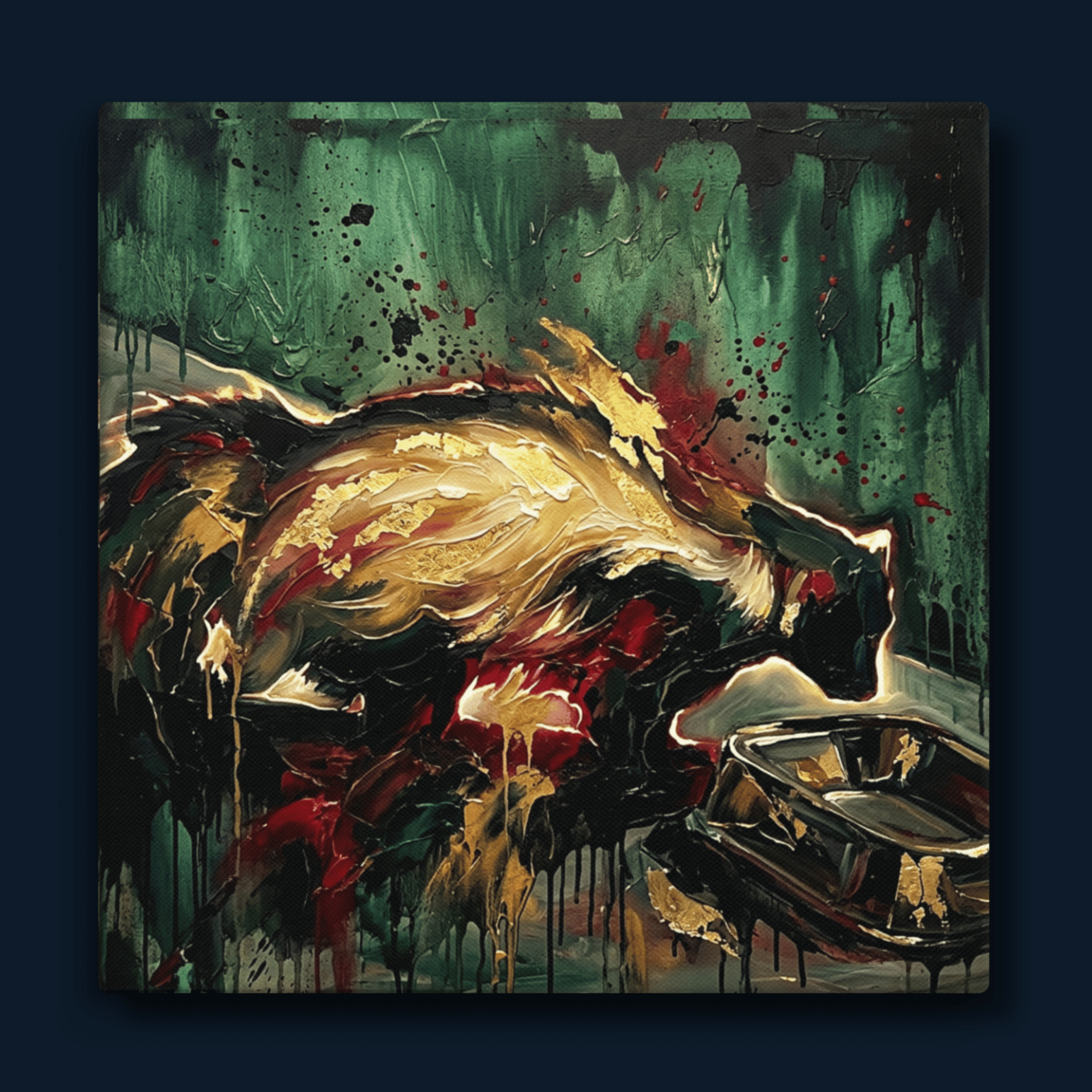 "Skunk Crawl" Canvas Wall Art