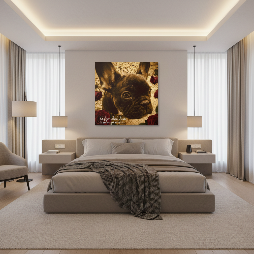 Boundless — French Bulldog: Canvas Wall Art