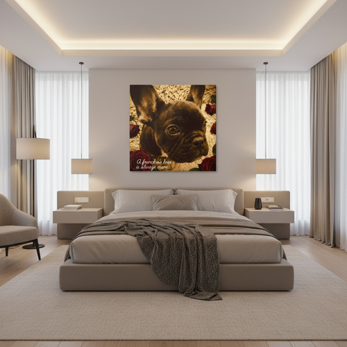 Boundless — French Bulldog: Canvas Wall Art