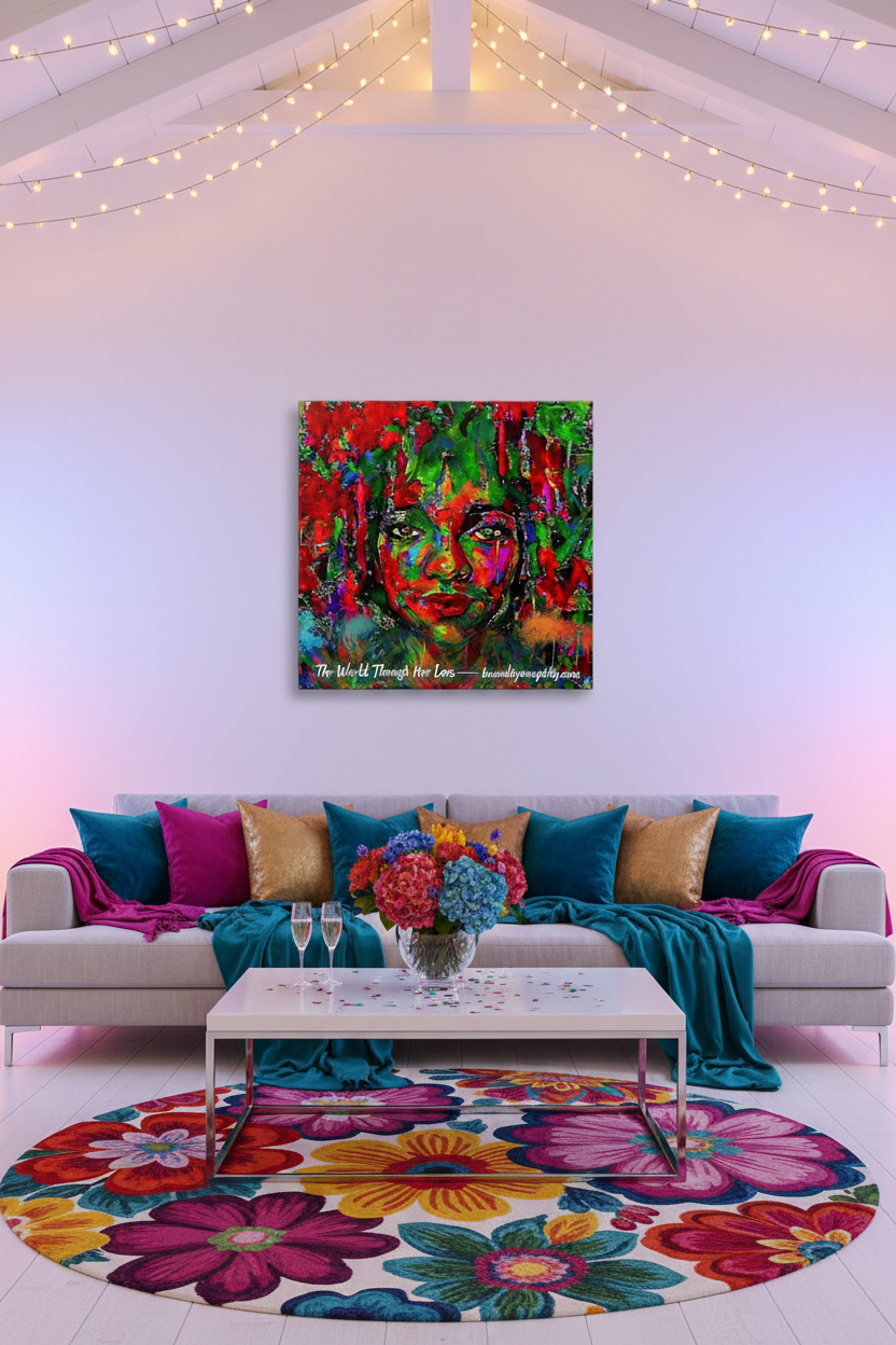 The World Through Her Lens: Canvas Wall Art