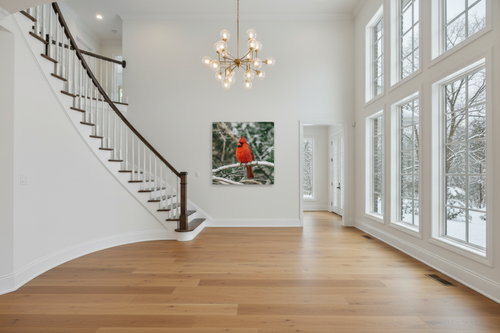 A Cardinal's Solace - Grand Staircase Winter Mockup