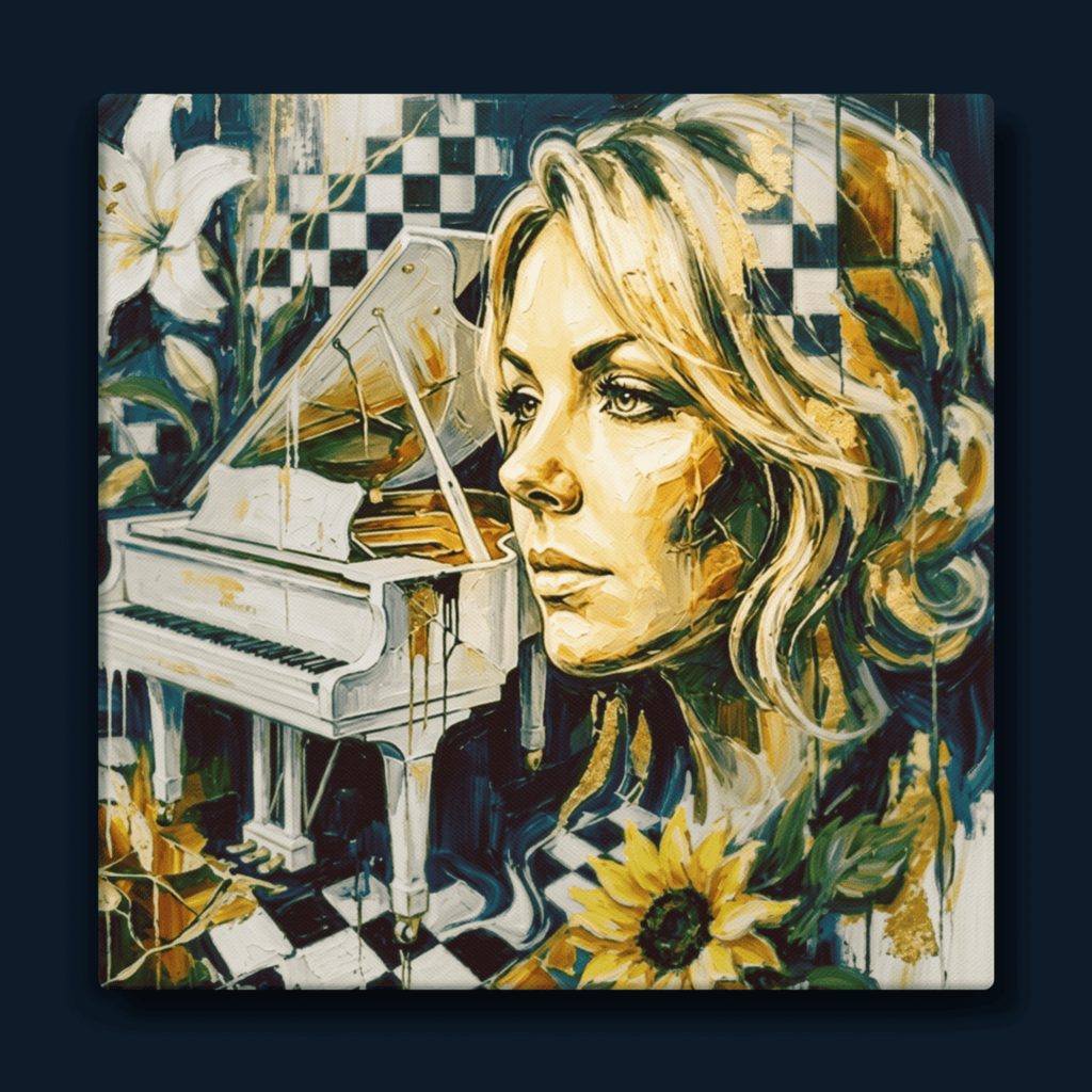 Silence on the Squares: Canvas Wall Art