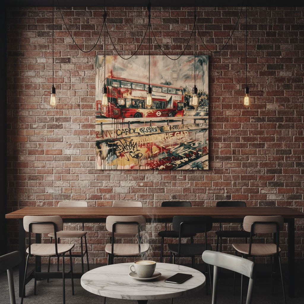 Two Tracks One City - Café Mockup
