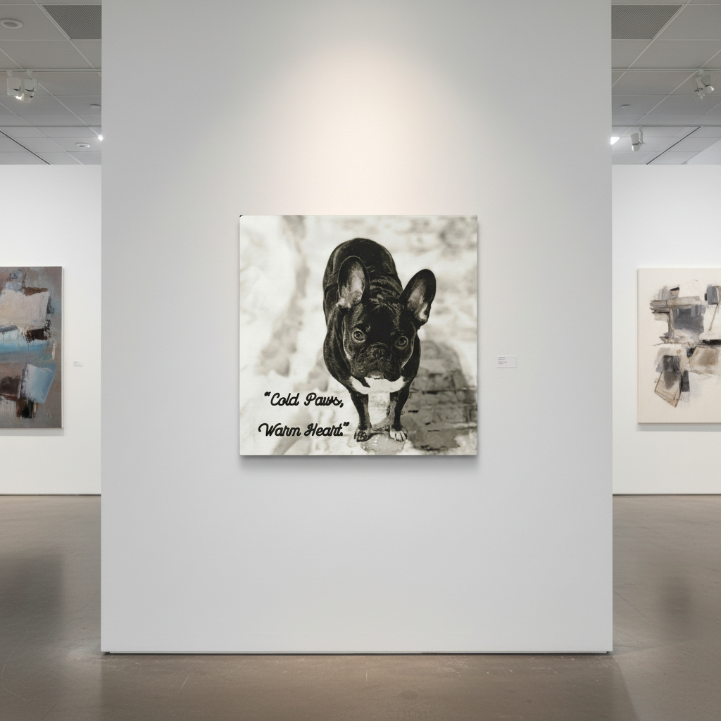 Winter's Favorite Guest: Canvas Wall Art